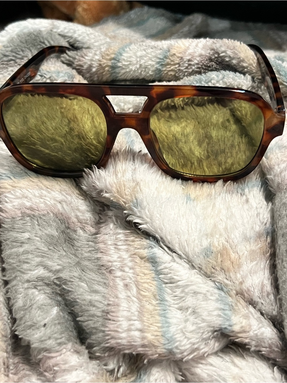 Aire- Men's Dark Tort Whirlpool Sunglasses with Khaki Tint
